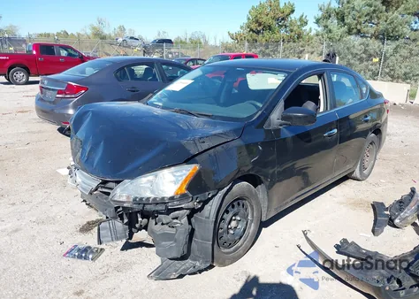 2013 Nissan Sentra S from USA, damaged, VIN 3N1AB7AP7DL729854